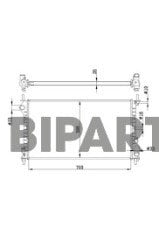 Ford Radyatör ( Brazing ) (+Ac) Connect Bm 02> 8T16 8005 BB