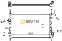 Ford Radyatör (Brazing) Mondeo 2.0 Tdci 02>07 ME2S71 8005 AD