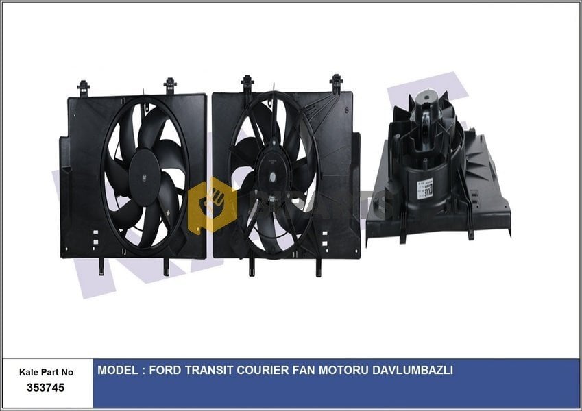 Ford Fan Motoru (-Ac) Courier 1.6Tdci 1.0 Ecoboost ET76 8C607 AE