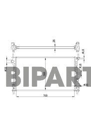 Ford Radyatör ( Brazing ) (+Ac) Connect Bm 02> 8T16 8005 BB