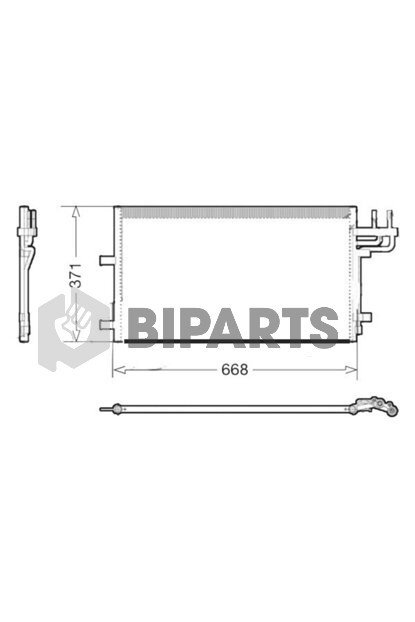 Ford Klima Radyatörü C.Max Focus 1.6Tdci 04> 3M5H 19710 CC