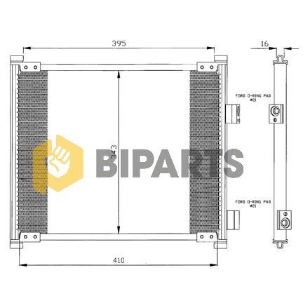 Ford Klima Radyatörü Ford Ka 97> 97KW 19710 AF