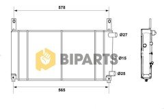 Ford Radyatör Fiesta 1.1/1.3 89> 89FB 8005 AE
