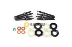 Ford Focus/C-Max 04- 1,6 Tdci Enjektör Keçesi Fıber+Pul+Orıng Tk / 8 Adet Saplama Ile Beraber/1574.Q5/1982.99/1982.A0 <b><font color=#ff5b01>3M5Q 9F593 **-3M5Q 9R524 AA/3M5Q 6K780 BB/3M5Q 9E568 CA</font></b>