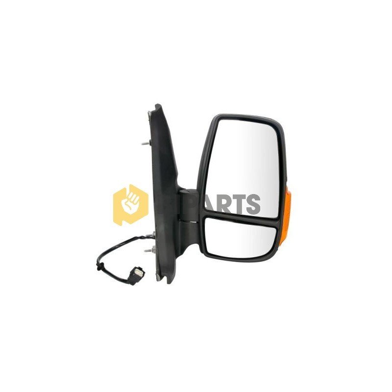 Ford Yeni Transit V 363 14- Bm Dış Dikiz Aynası Sol Sağdan Direksiyon / Sarı Sinyallı /Elektrıklı Katlanır Kısa Kol <b><font color=#ff5b01>BK31 17683 SL5JA6-1932571</font></b>