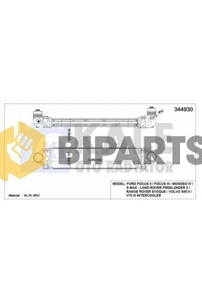 Ford İntercooler (Ara Soğutucu) Mondeo 1.6 Sohc 07> 6G91 9L440 AF