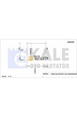 Ford Klima Radyatörü Ford Ka 97> 97KW 19710 AF